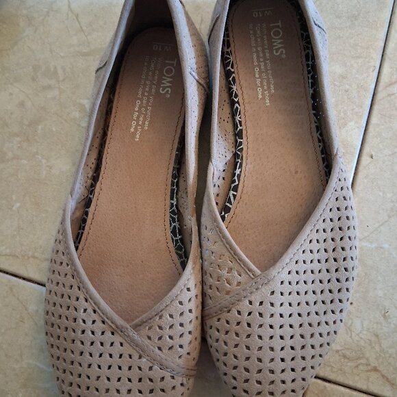 TOMS flat shoes 10 W - Picture 1 of 4